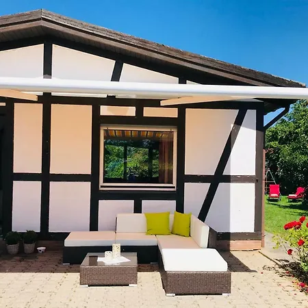 度假居 Lili's Auf Der Halbinsel Scheid 瓦尔德克